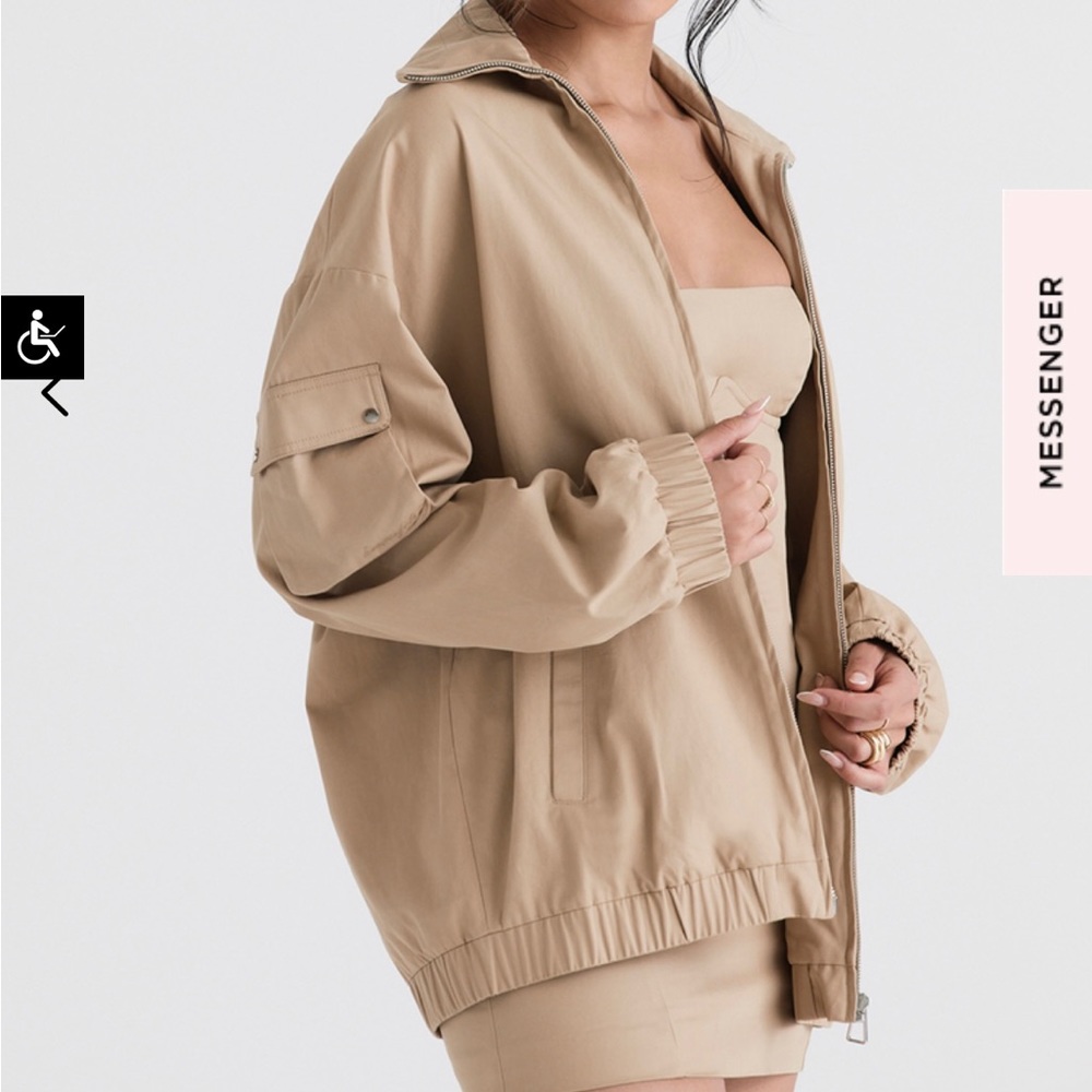 House of CB Cami Oversized Track Jacket